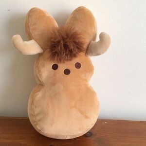 Peeps 12” Tan/ Brown Water Buffalo Cow Bull Easter Bunny Plush Stuffed Animal